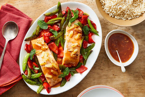 Sweet & Sour Pineapple Wild Salmon