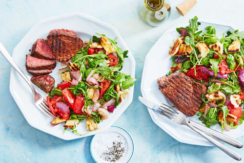 Grilled Harissa-Spiced Beef Tenderloin