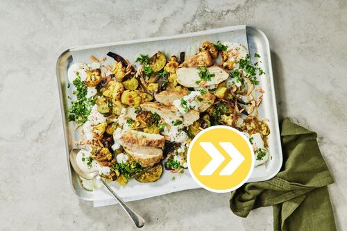Carb-Conscious Curried Double the Chicken