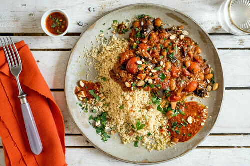 Marokkanisches Auberginenragout