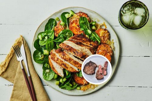 Easy Pan-Fried Seasoned Beef Rump Steaks