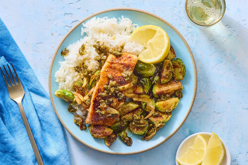Lemon-Brown Butter Salmon