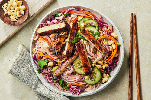 Tofu and Vermicelli Noodle Salad