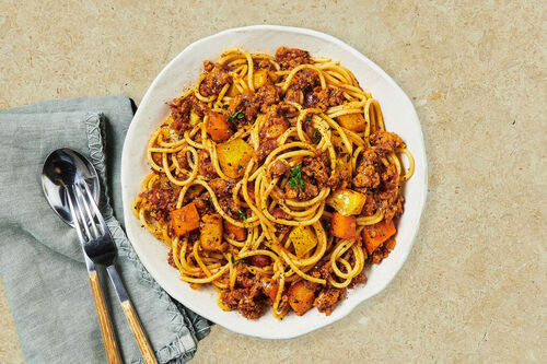 Plant-Based Mince Bolognese