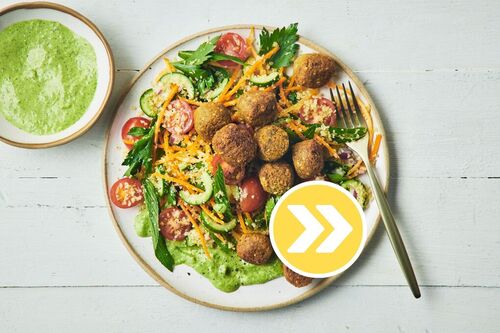 Gut-Friendly: Falafel, Haloumi and Grains