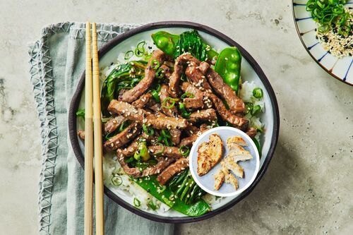 Garlic-Pepper Chicken and Snow Pea Stir-Fry