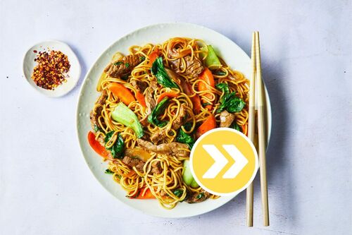 Oyster Sauce Double the Beef Stir-Fry