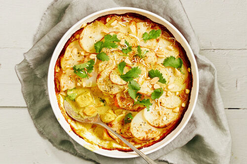 Coconut Chicken Breast Curry Pie