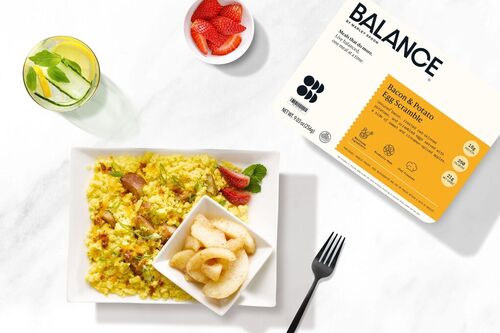 Bacon & Potato Egg Scramble