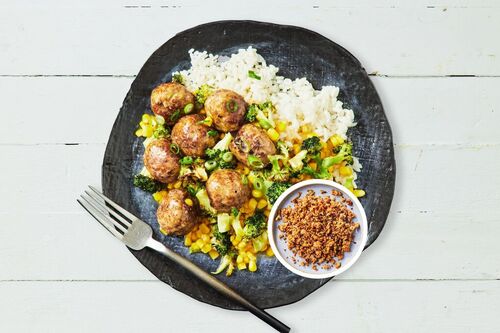 Japanese Plant-Based 'Meatballs'
