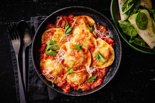 Lobster Ravioli Marinara