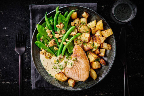 Bluefin Tuna and Potato Gems