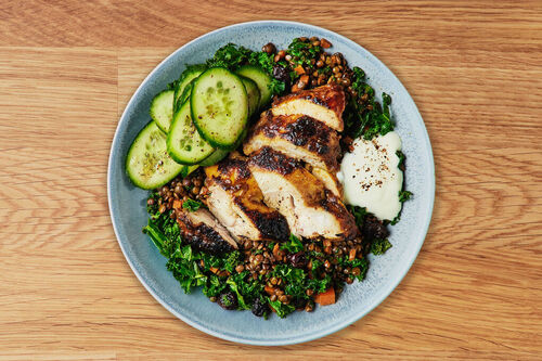 Moroccan Chicken and Lentils