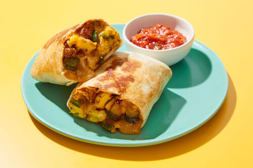 Vegetarian Breakfast Burrito