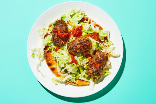 Turkey Kofta Pita Wraps