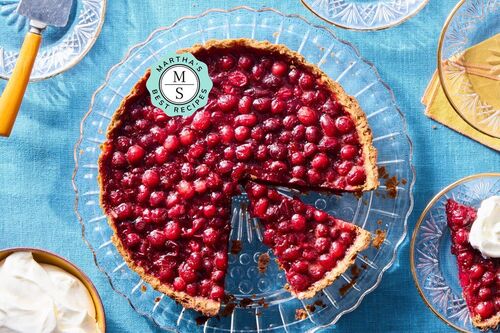 Martha's Best Thanksgiving Cranberry Tart
