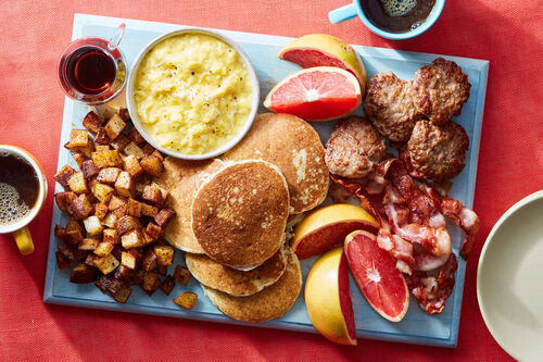 Thanksgiving! Lemon-Poppy Pancake Brunch