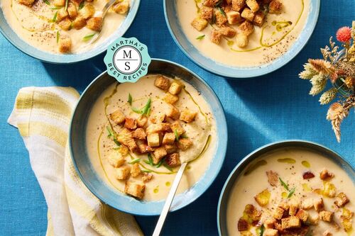 Martha's Best Thanksgiving Leek & Fennel Soup