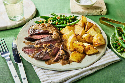 Wagyu Steaks and Diane Sauce