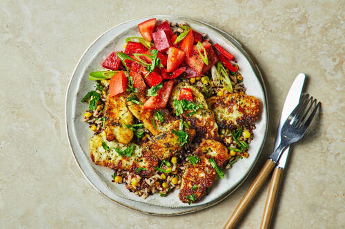 Nutritious Spice-Crusted Haloumi