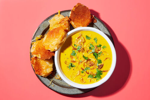 Thanksgiving! Curry Pumpkin Bisque