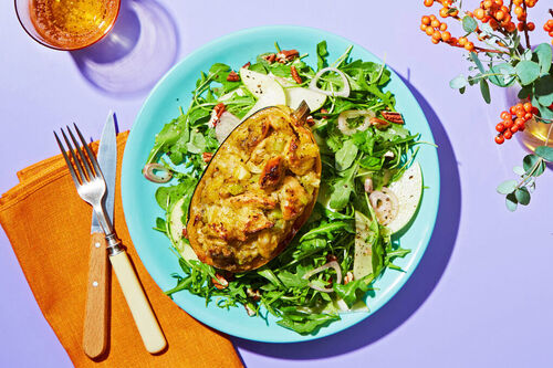 Thanksgiving! Stuffing-Stuffed Delicata