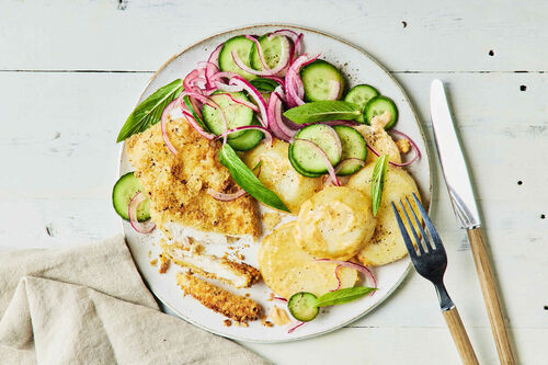 Hazelnut Chicken Schnitzels