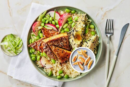 Seared Chicken and Miso Butter Rice