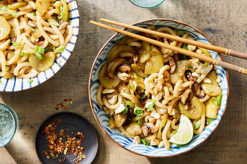 Pork Strip & Shiitake Mushroom Stir-Fry