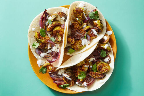 Honey-Chipotle Brussels Sprouts Tacos