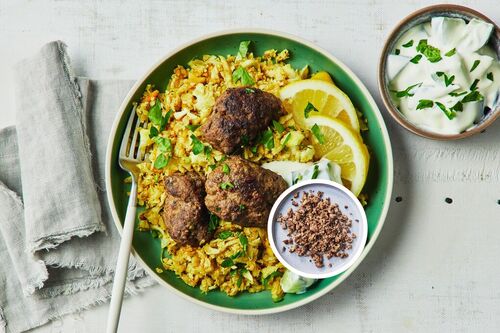 Carb-Conscious Spiced Lamb Koftas