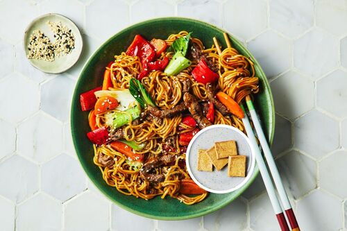 Fast Spicy Tofu Noodles