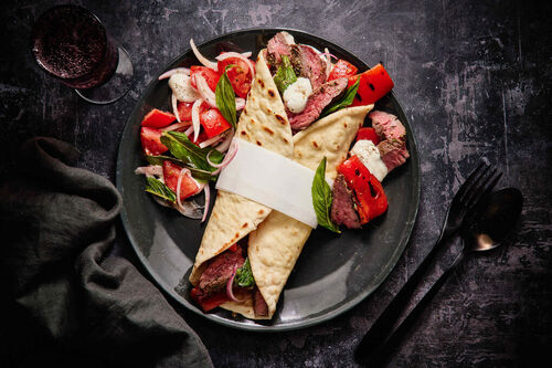 BBQ Greek-Style Beef Souva