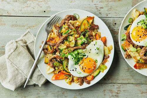 Rice-Free Spicy Miso-Ginger Beef