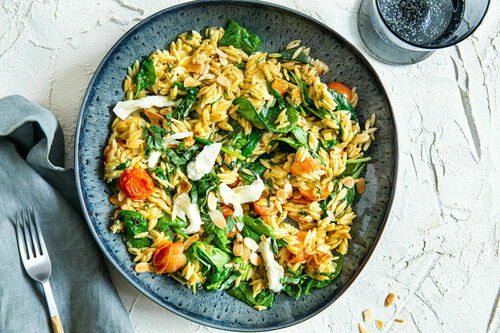 Tomaten-Mozzarella-Orzotto