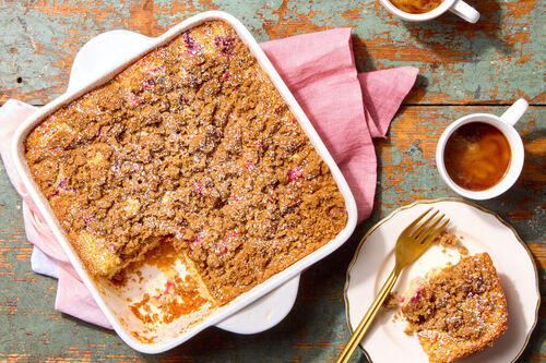 Thanksgiving! Cranberry-Orange Crumb Cake