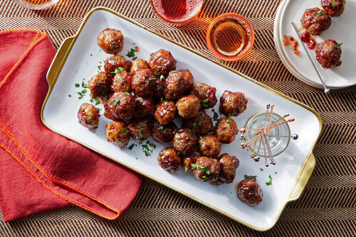 Thanksgiving! Turkey Meatball Hors d'Oeuvres