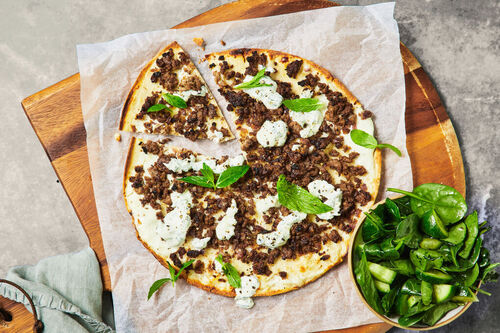 Lebanese-Style Lamb Pizza