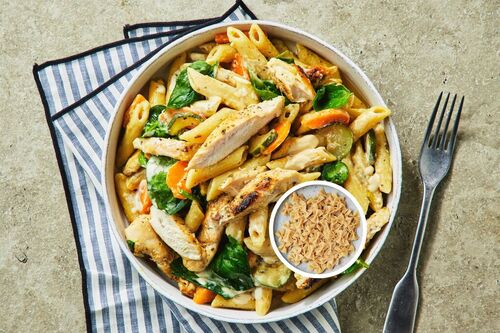 Easy Chicken Alfredo with Gluten-Free Pasta