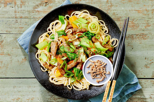 Pork Oyster Sauce Noodles