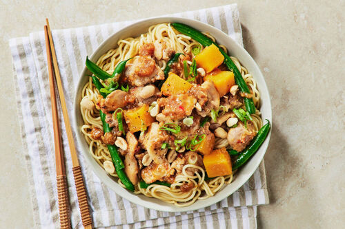 Sweet Chilli Chicken and Pumpkin Noodles
