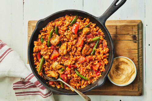 Smoky Chicken Thigh 'Paella'