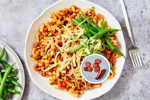 Beef and Chorizo Macaroni