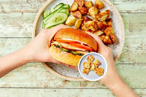 Mexican Haloumi Burgers