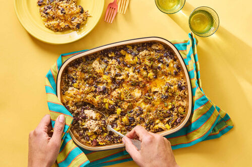 Tex-Mex Chicken & Quinoa Bake