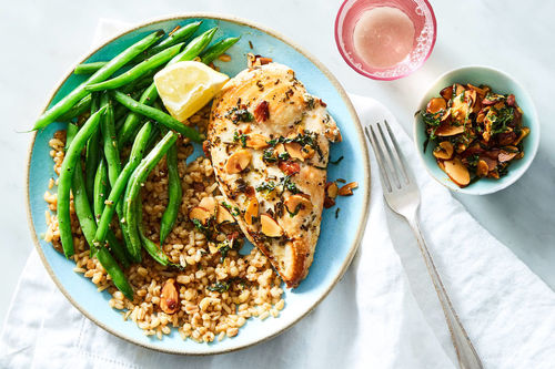 Lemon-Rosemary Chicken & Farro
