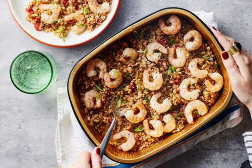 Low-Carb Shrimp Jambalaya
