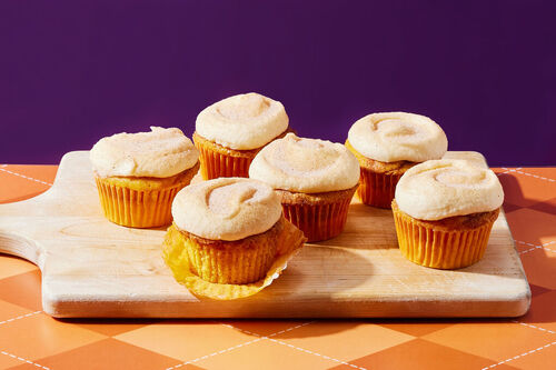 Pumpkin Snickerdoodle Cupcakes