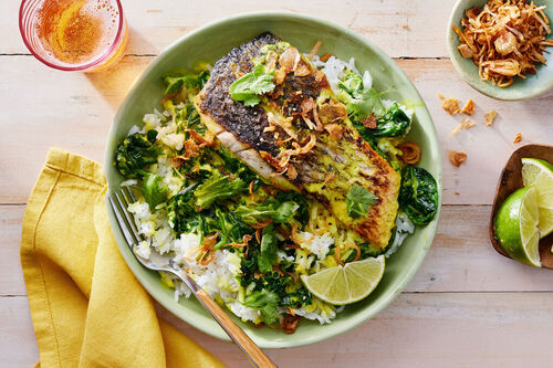 Coconut-Turmeric Barramundi