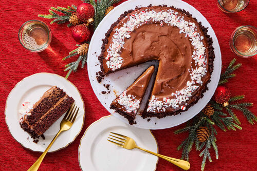 Holiday Dessert! Chocolate Peppermint Cake